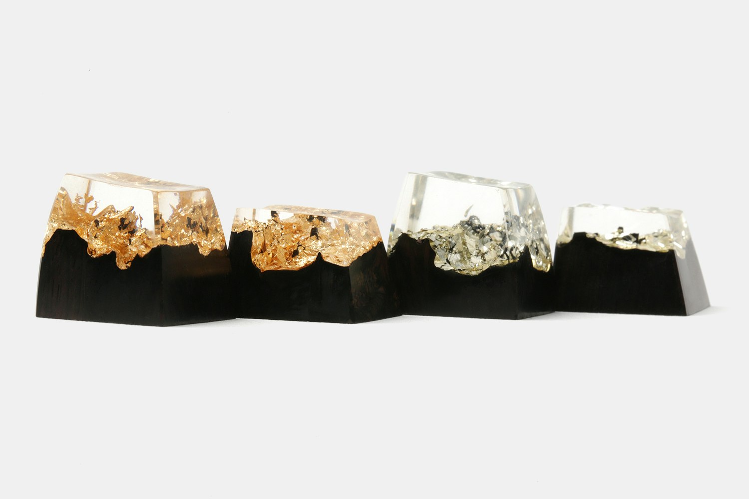 BKD Metallic Wood Resin Artisan Keycap