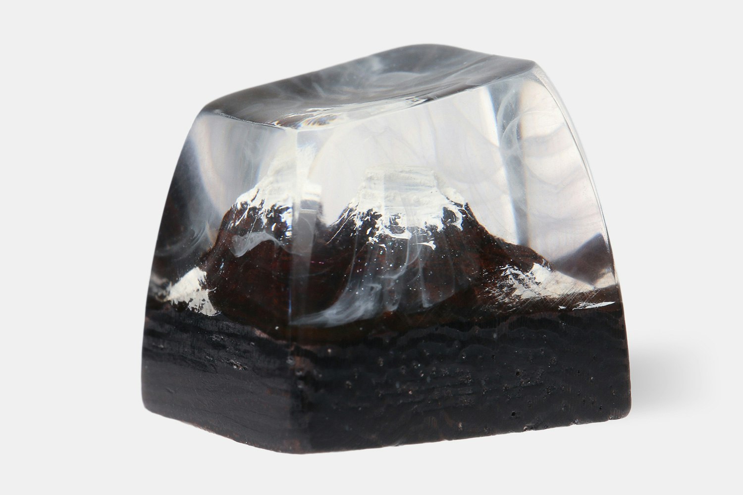 BKD Mt. Fuji Wood & Resin Artisan Keycap