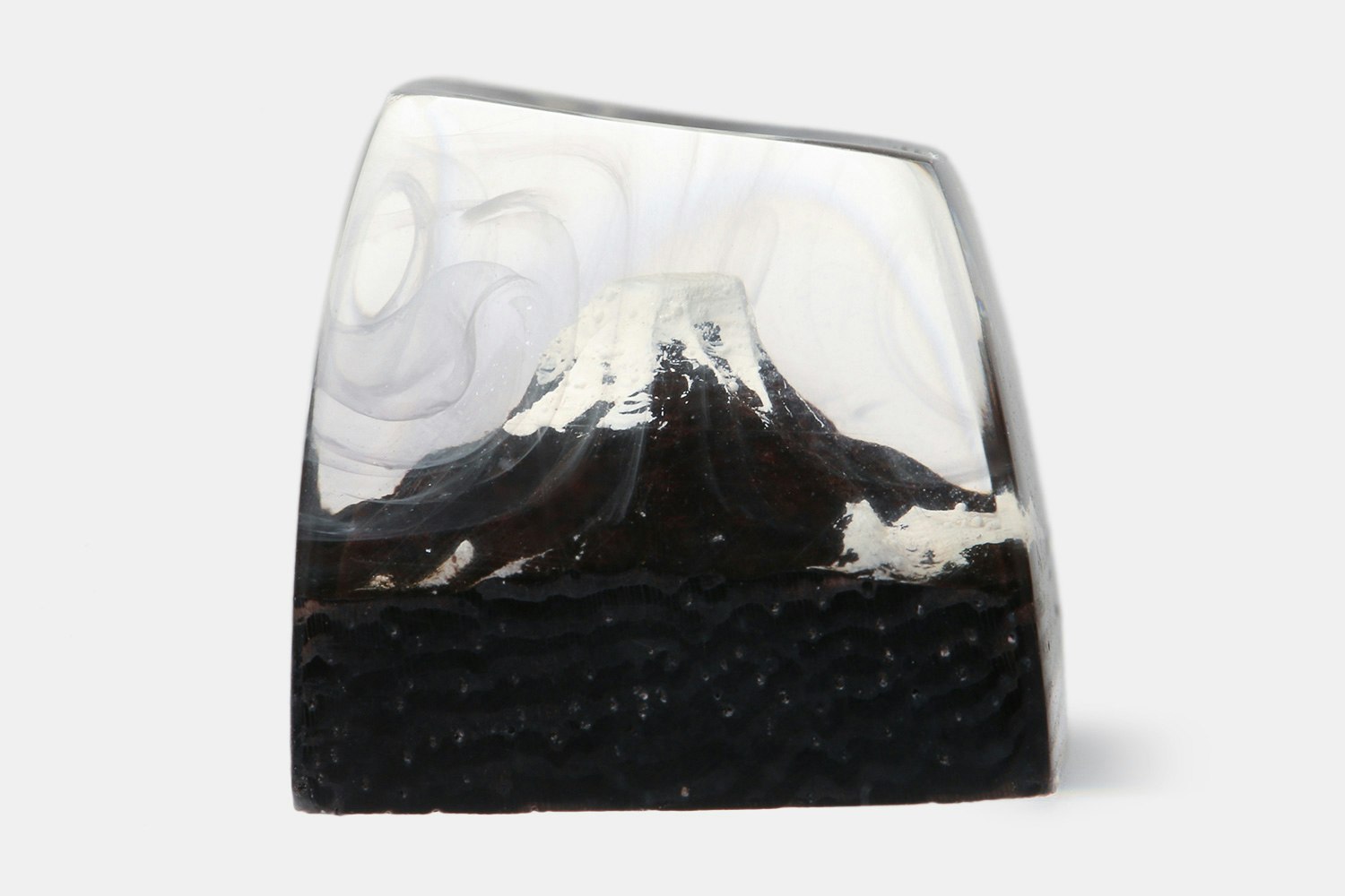 BKD Mt. Fuji Wood & Resin Artisan Keycap