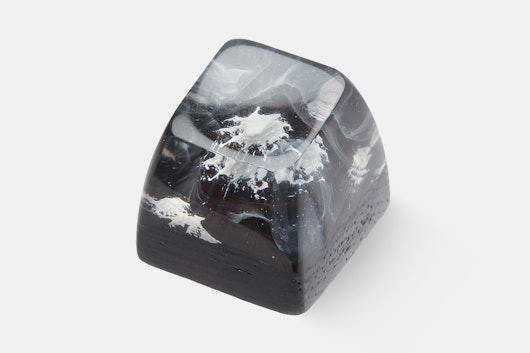 BKD Mt. Fuji Wood & Resin Artisan Keycap