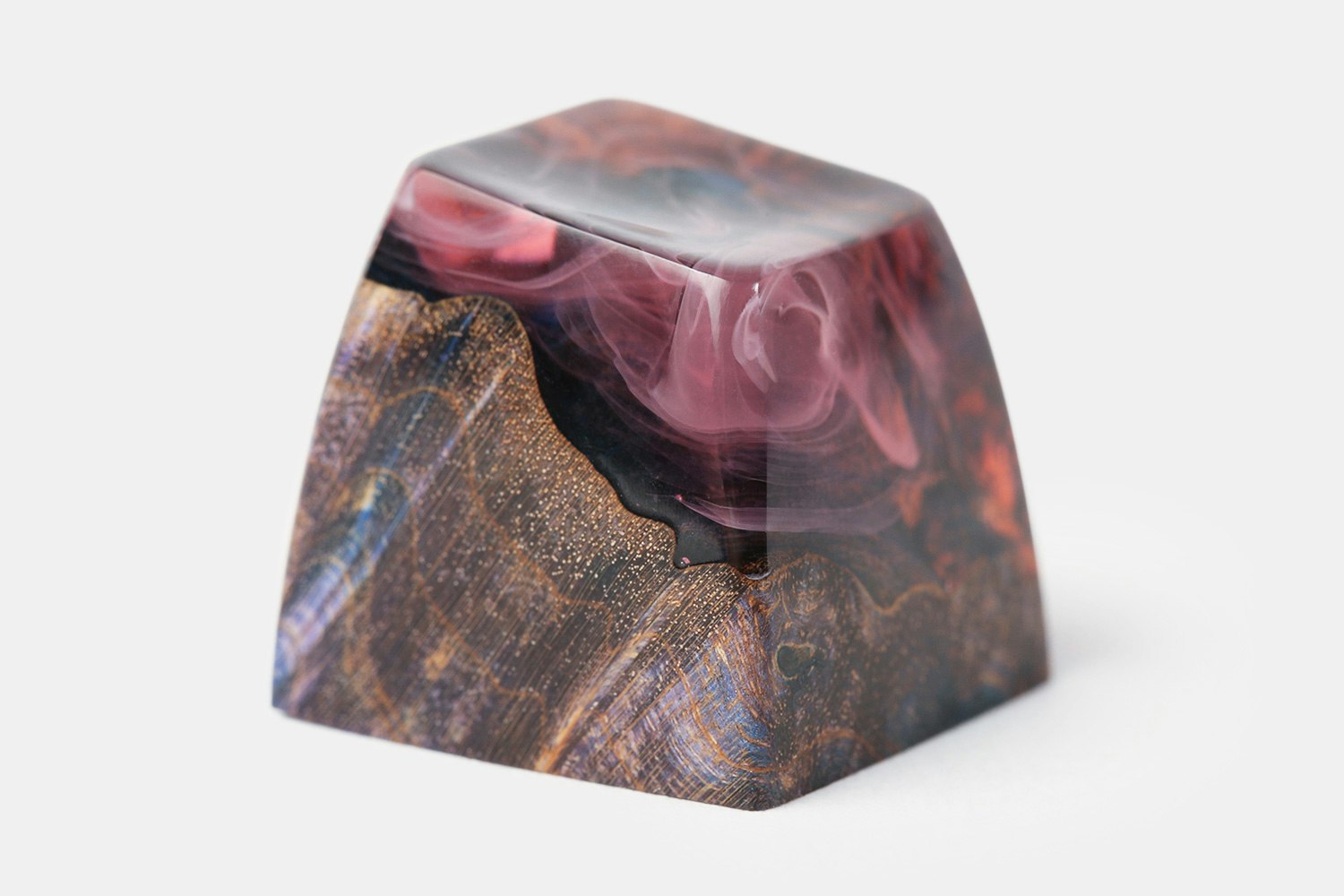 BKD Vivid Stabilized Wood Artisan Keycap