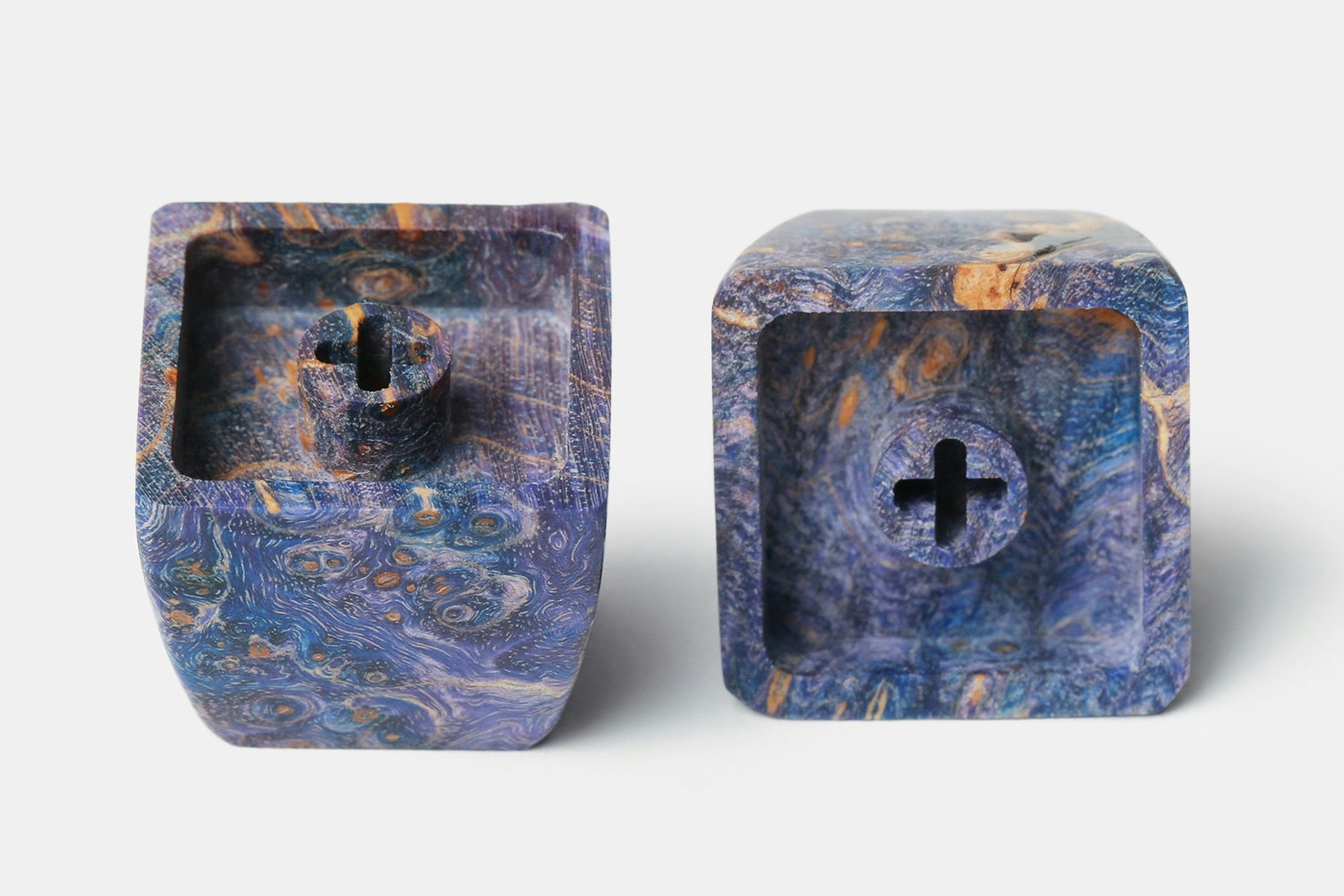 BKD Vivid Stabilized Wood Artisan Keycap