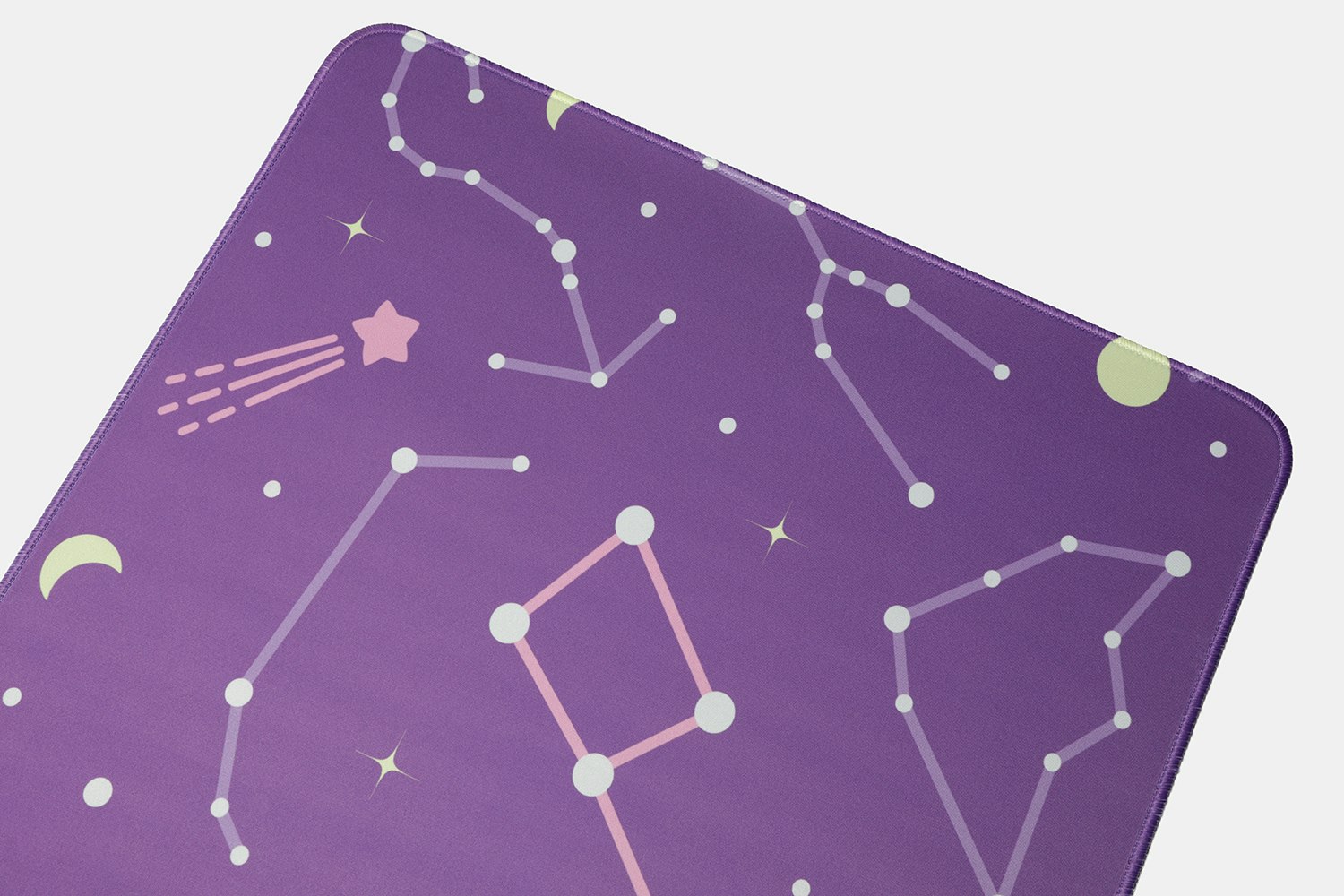 Black Pink Astrolokeys Desk/Mouse Mat