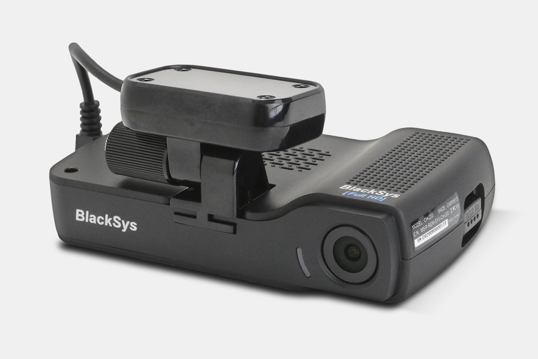 BlackSys CH-200 2-Channel Dash Cam w/ 32GB Card