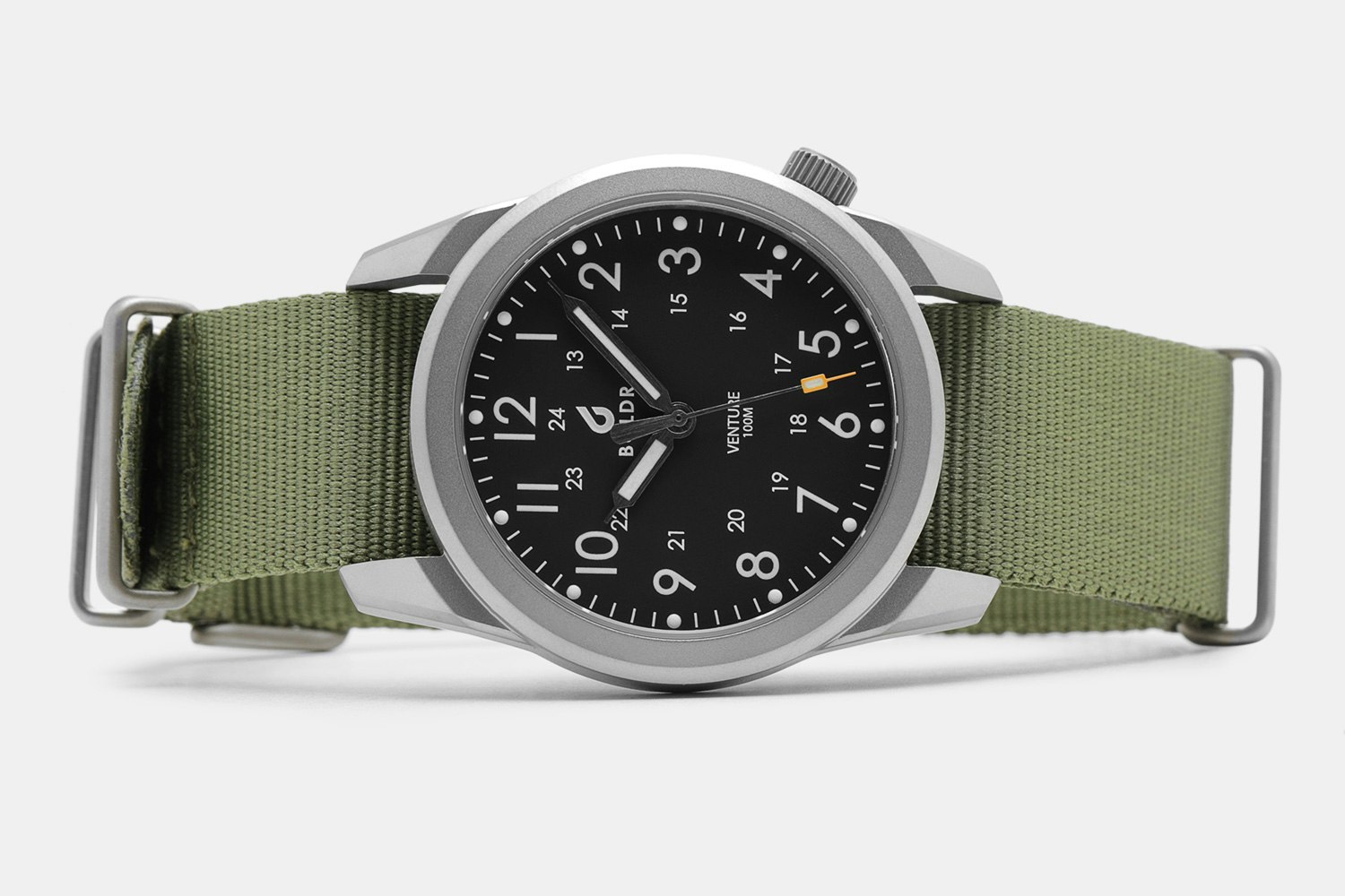 BOLDR Venture Titanium Field Watch Details | Watches | Pilot