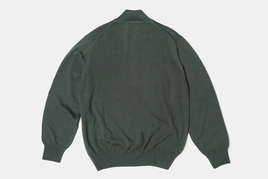 Blue 1899 1/4-Zip Pima Cotton Sweater