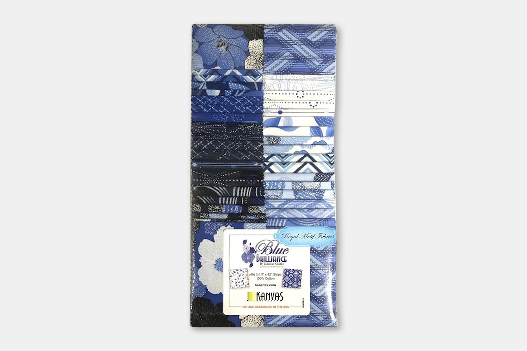 Benartex Blue Brilliance Fabric Strips