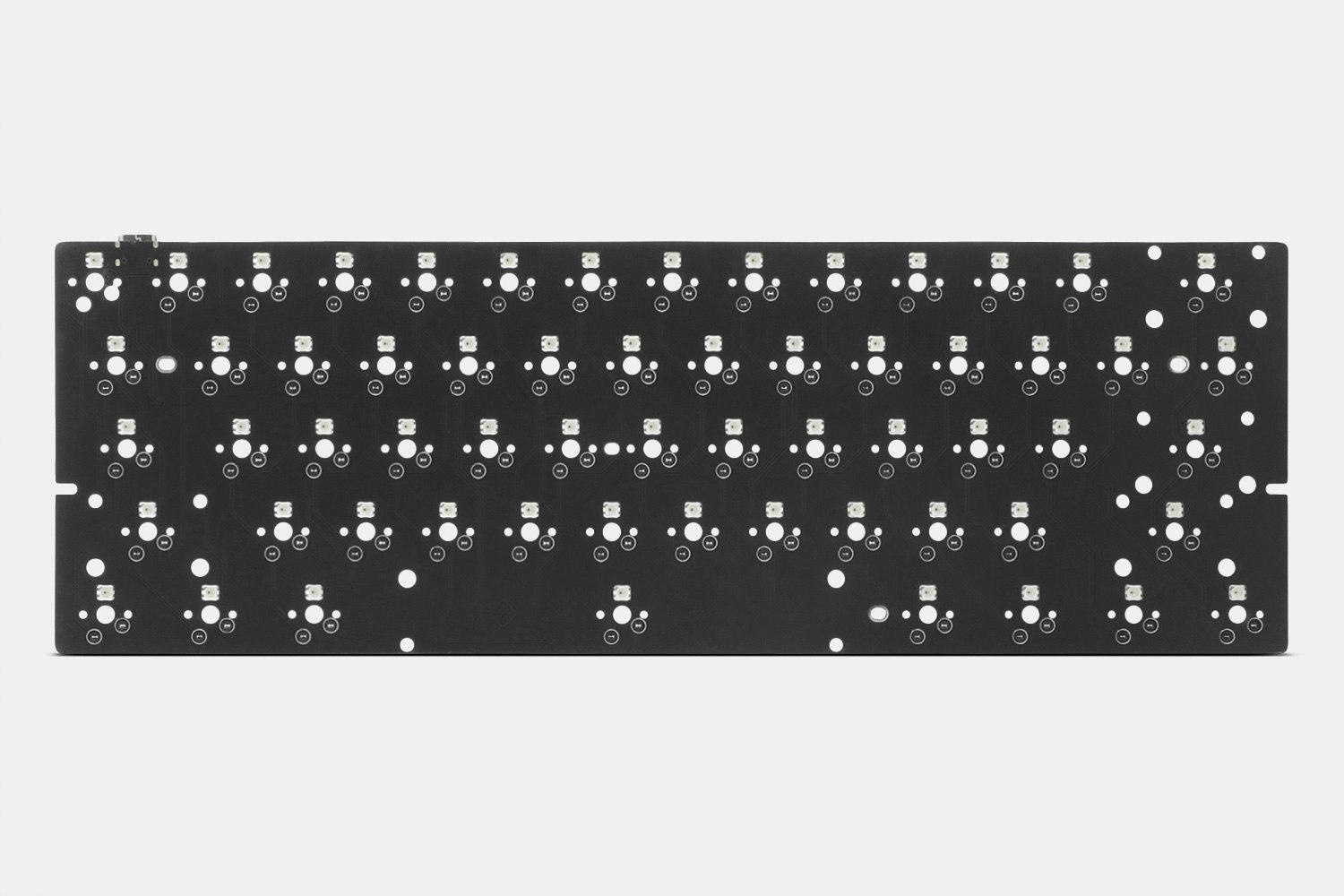 BM60 60% Hot-Swappable RGB PCB