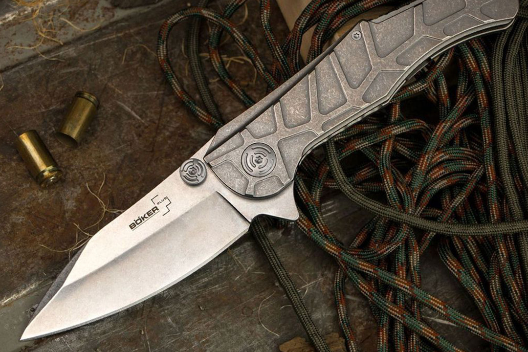 Boker & CountyComm Dreed Titanium Frame Lock Knife
