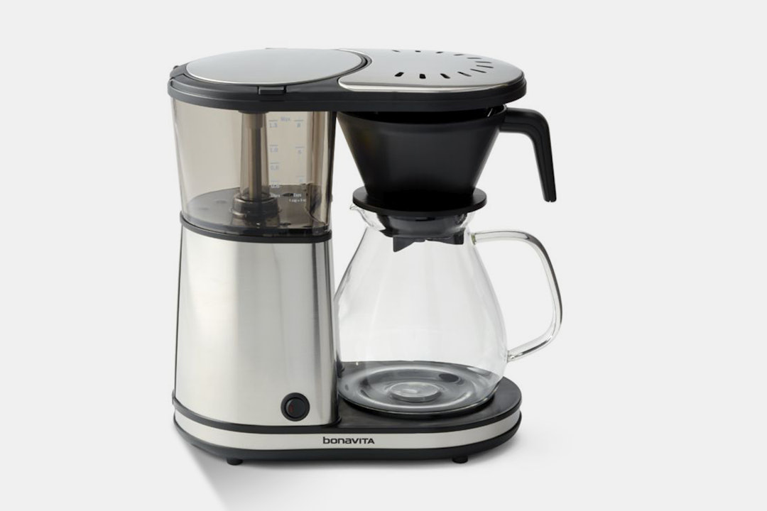 Bonavita Glass 8-Cup Coffee Brewer With Hot Plate
