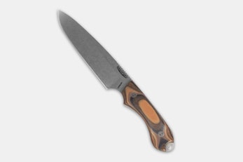 Stonewashed blade | G-wood handle