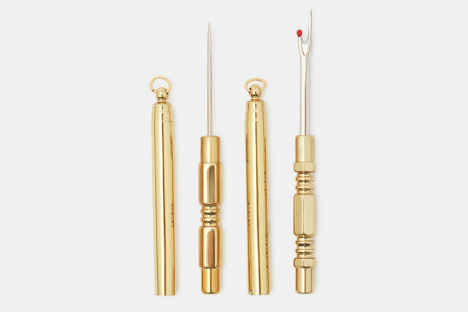 Brass Seam Ripper & Stiletto Cutting Notions Drop