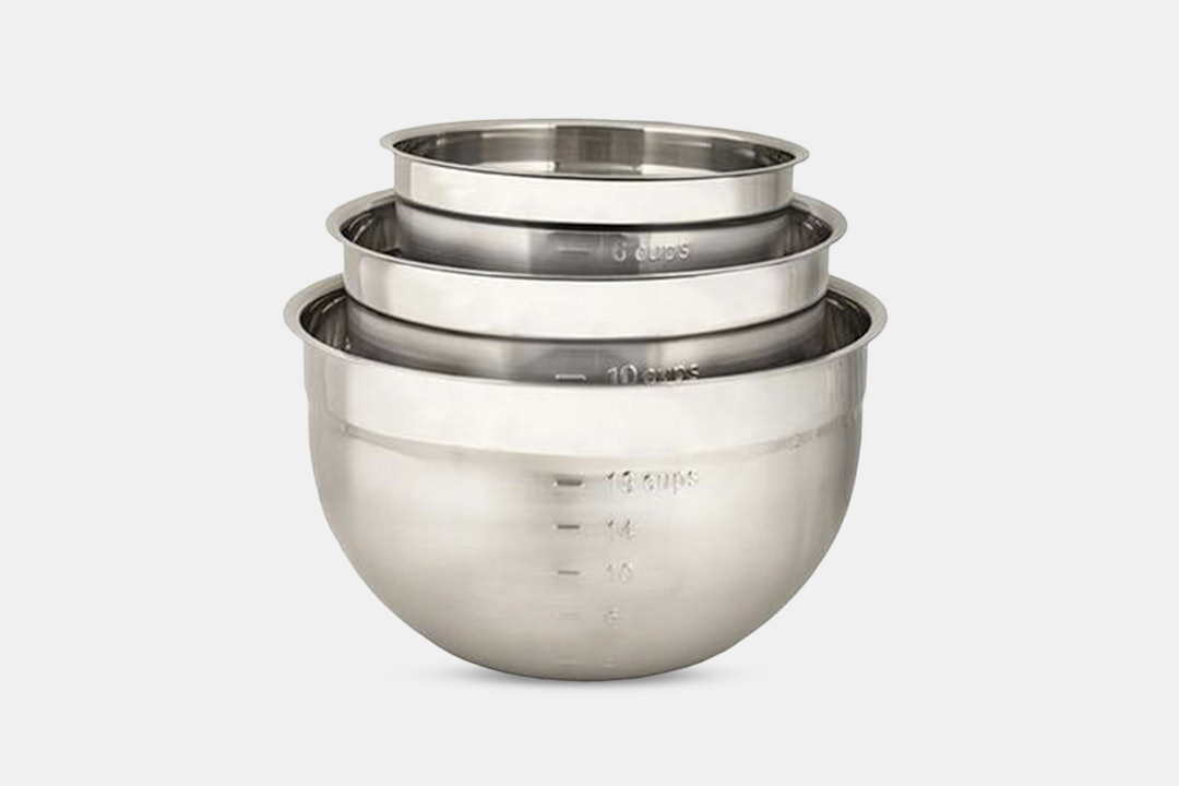 Browne & Co. Stainless Steel Mixing Bowl (Set of 3)