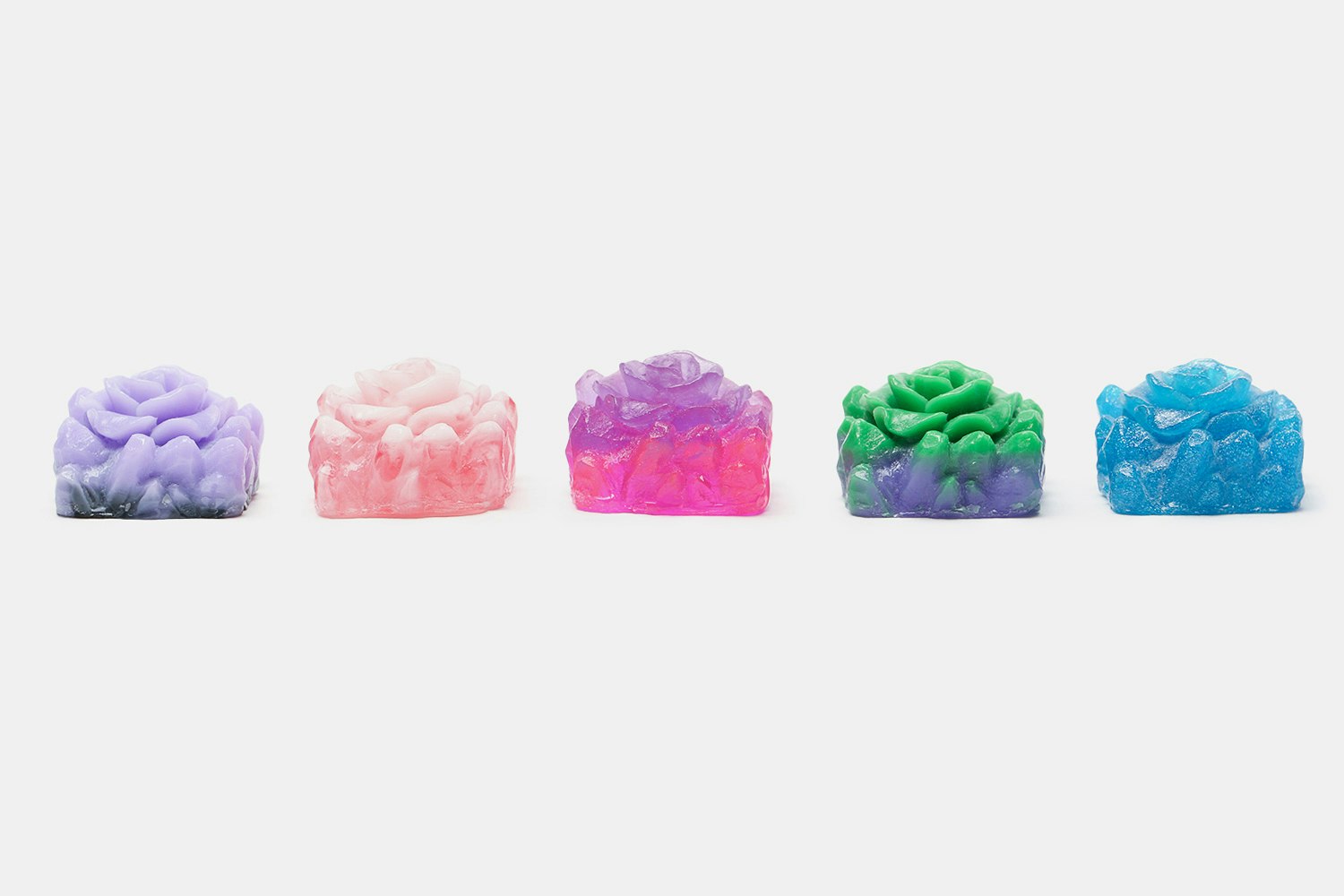 Bubble Keys Crystal Echeveria Resin Artisan Keycap