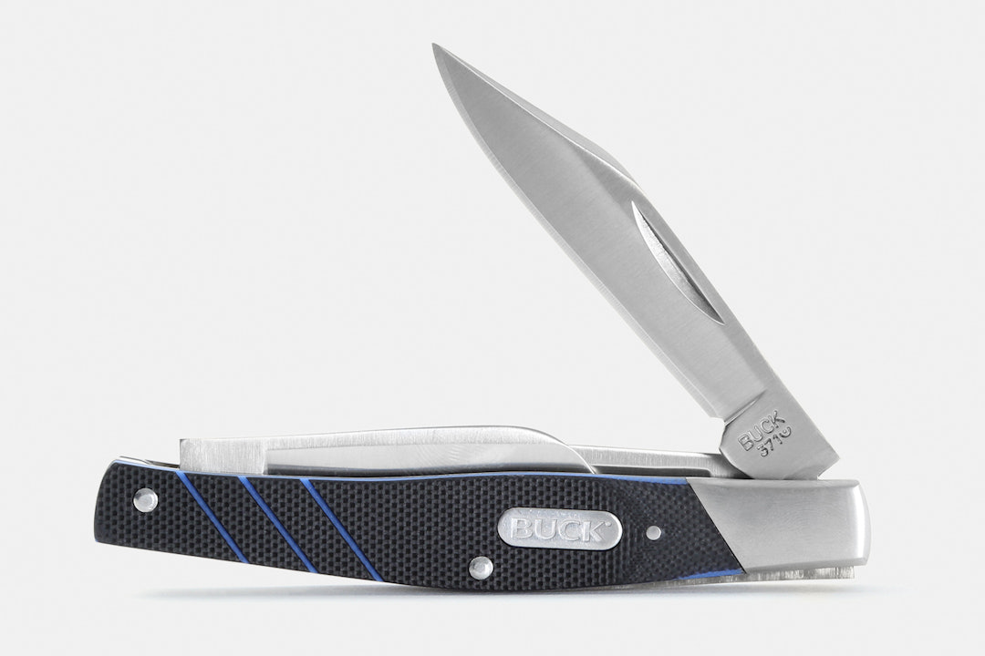 Buck Knives Stockman Black/Blue G-10