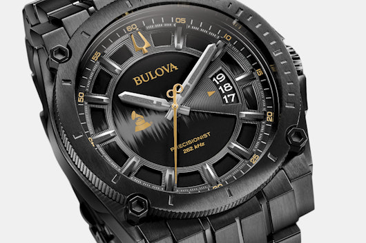 Bulova Grammy Matte Black Quartz Watch