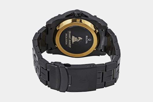 Bulova Grammy Matte Black Quartz Watch