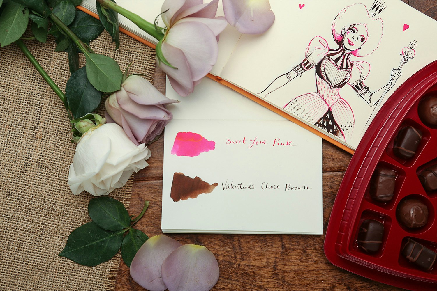 Bungbox Valentine's Ink Pair