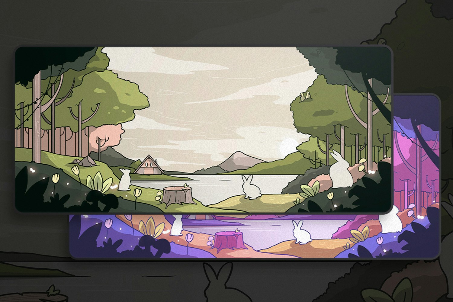 Bunny Land Desk Mats