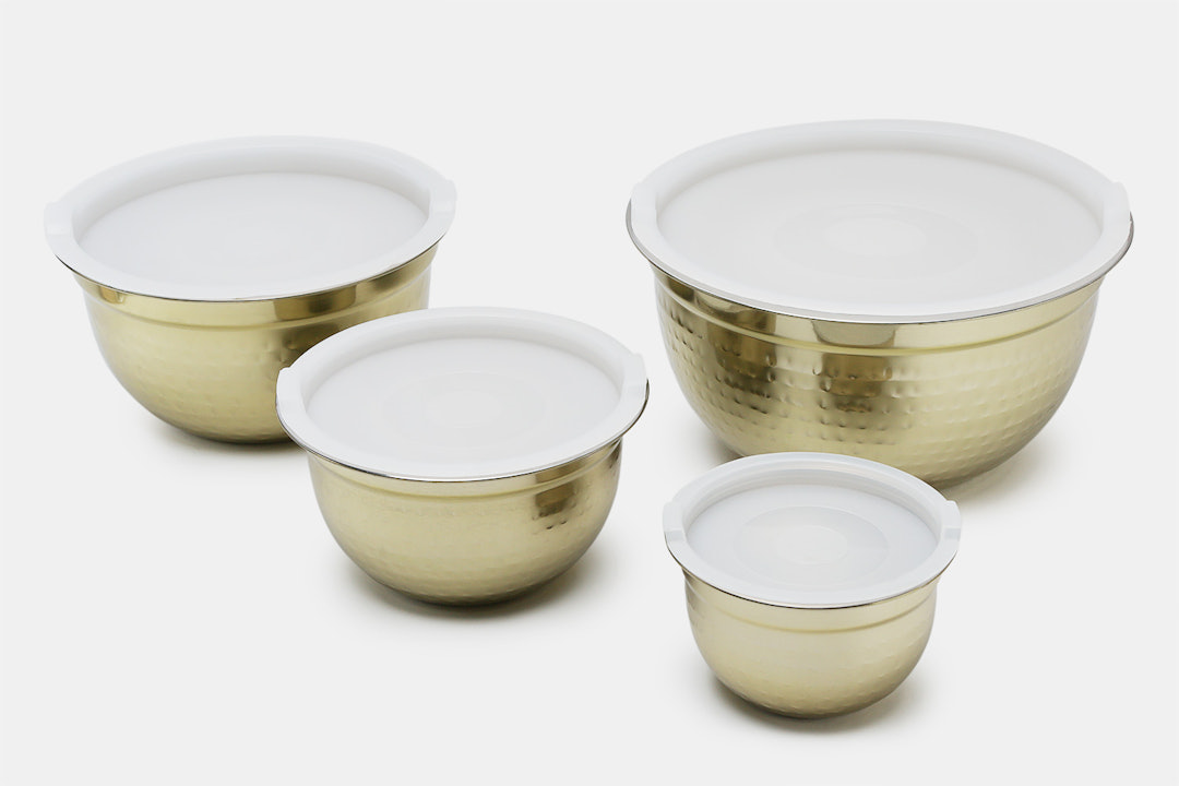 Cambridge Silversmith Mixing Bowls (4-Pack w/ Lid)