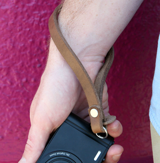 Hollows Leather Camera Strap
