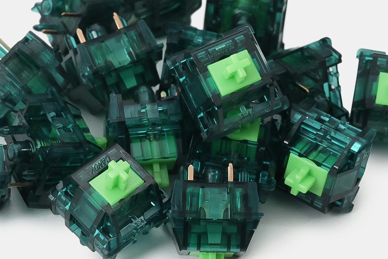 Candy Jade Green Mechanical Switches