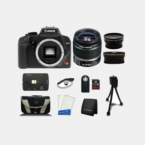 canon eos rebel xs dslr w 18 55mm lens