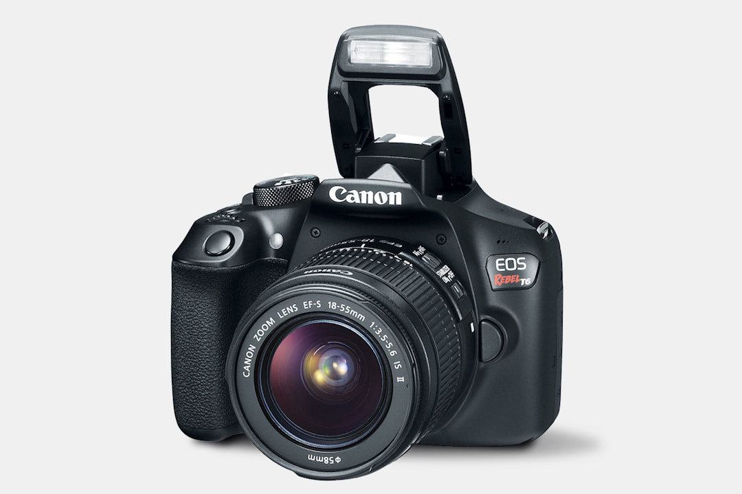 Canon EOS T6 EF-S 18–55mm & EF 75–300mm Bundle