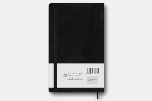 CARTIA Nubuck Hardcover Blank Executive Notebook