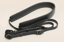Black Leather/Black Leather with 2.5cm Neck (+ $8)