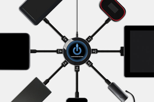 ChargeHub X7 7-Port USB Charging Station Bundle