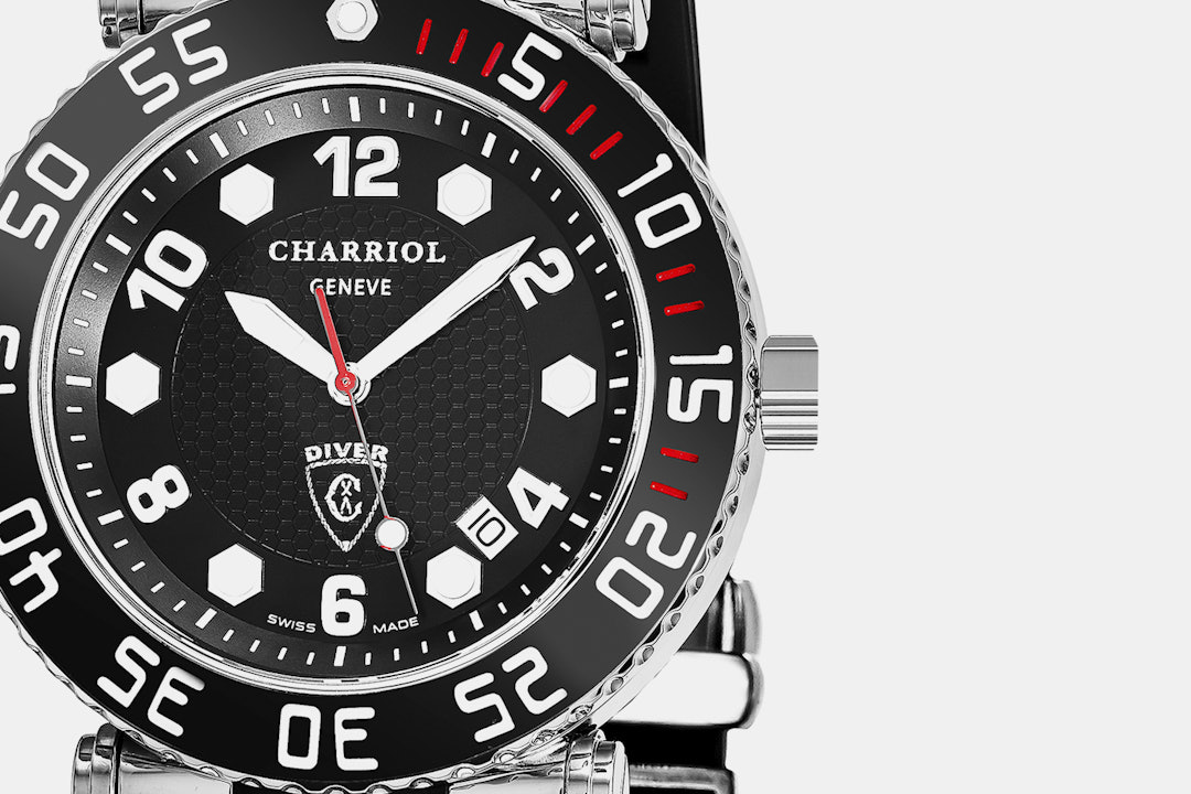 Charriol Rotonde Diver Quartz Watch