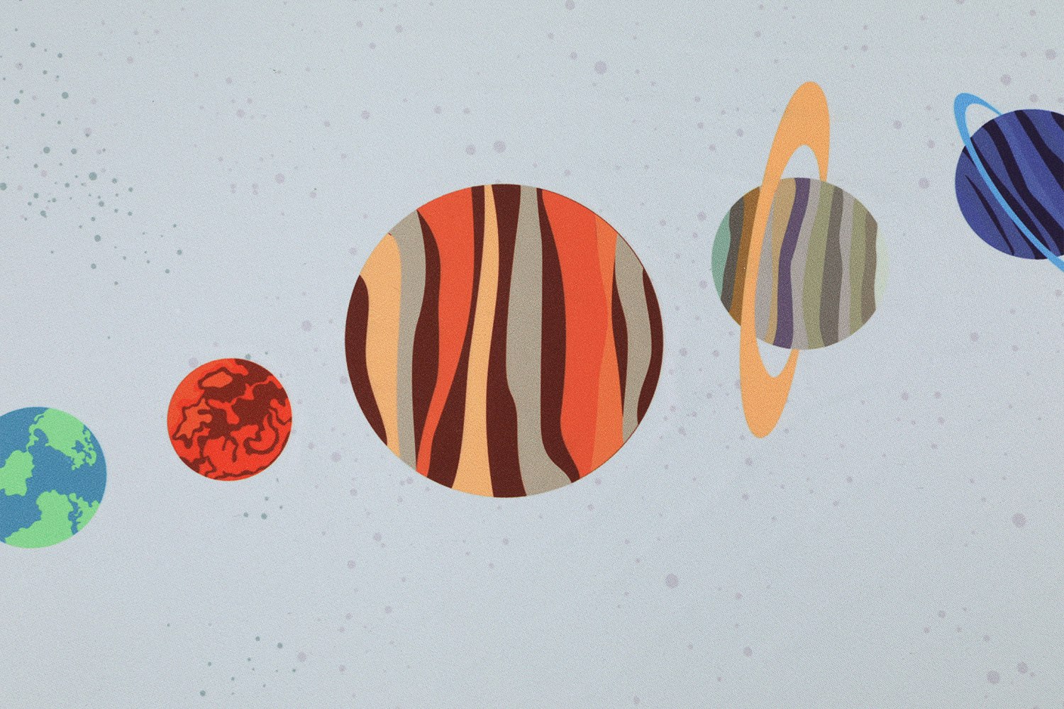 Chenyi Solar System Stitched Cloth Desk Mat