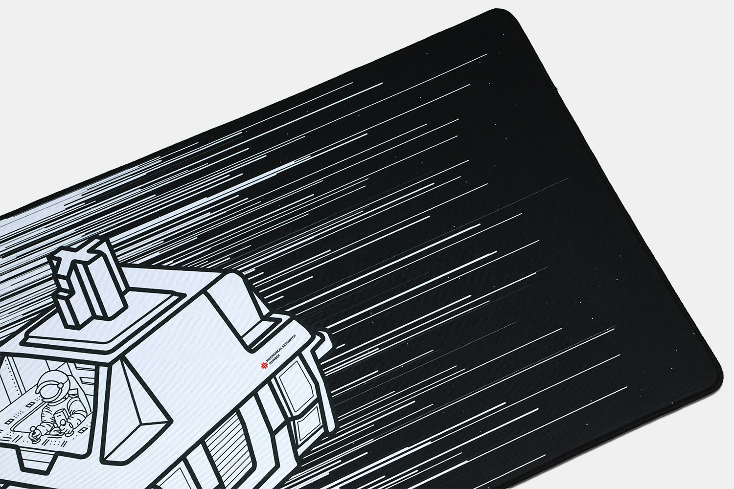 Chenyi Switch Spaceship Stitched Edge Desk Mat