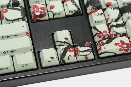 Cherry Blossoms PBT All Over Dye-Subbed Keycap Set
