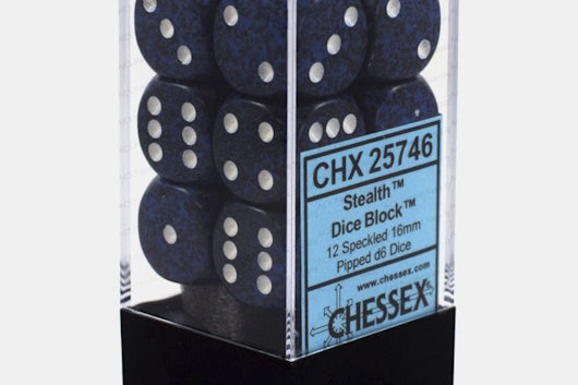 Chessex Speckled D6 12-Piece Dice Block (3-Pack)