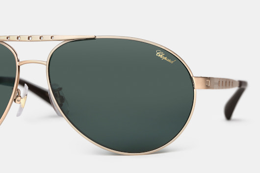 Chopard SCHB01 Polarized Aviator Sunglasses