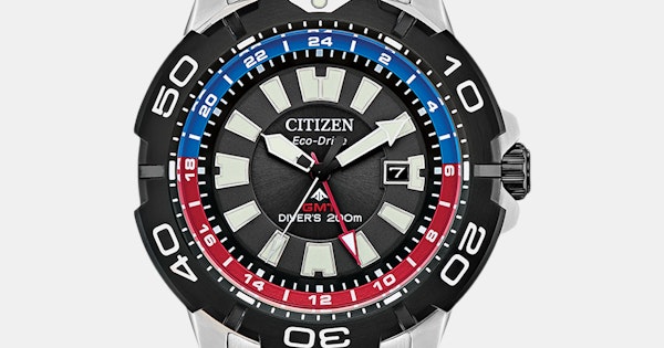 Citizen promaster diver gmt clearance