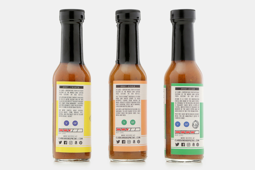 Clark & Hopkins Hot Sauce (The Curry Collection)