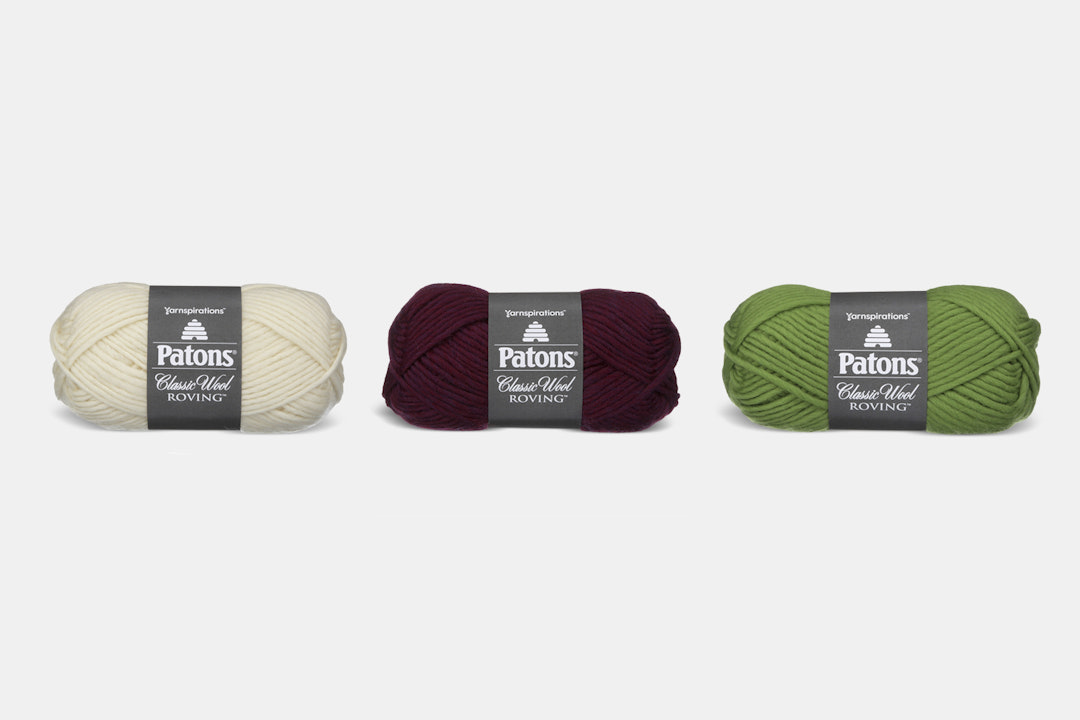Classic Wool Roving Yarn by Patons (3-Pack)