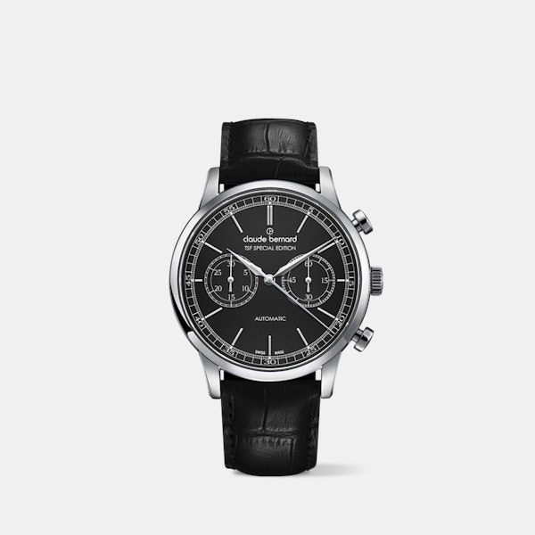 Claude Bernard By Edox Automatic Swiss Chronograph Details
