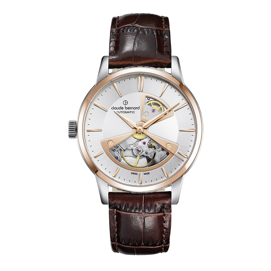 Claude bernard open hot sale heart automatic