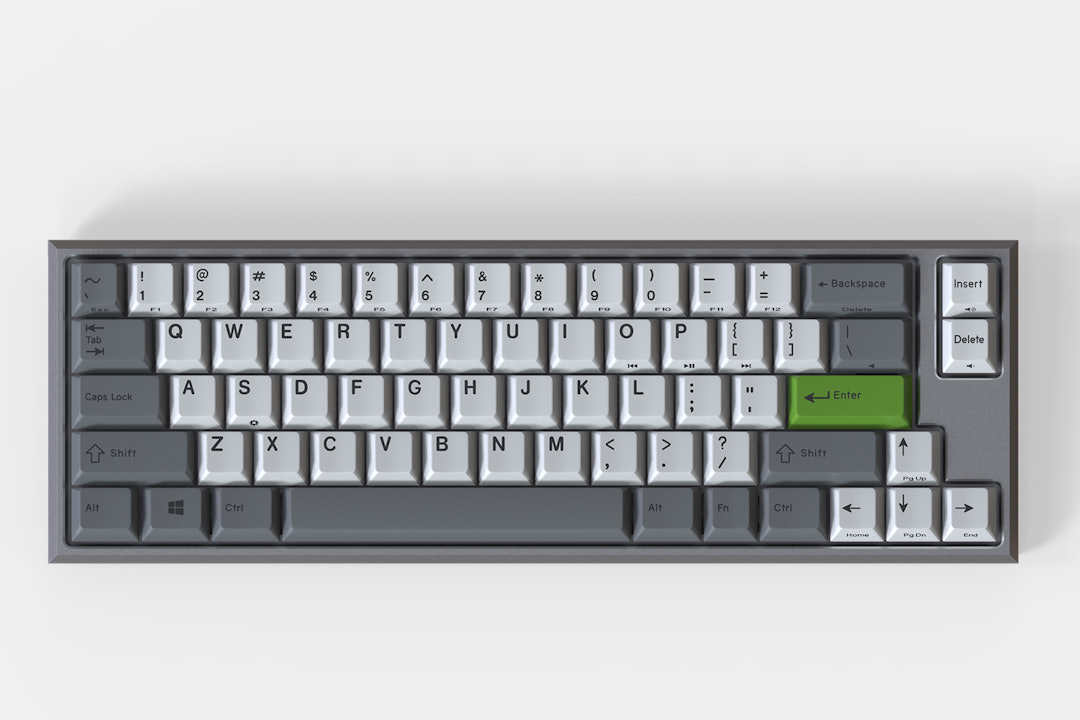 Clueboard 66% Custom Mechanical Keyboard Kit
