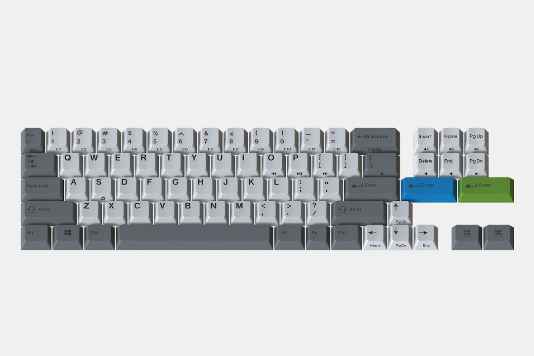 Clueboard 66% Custom Mechanical Keyboard Kit