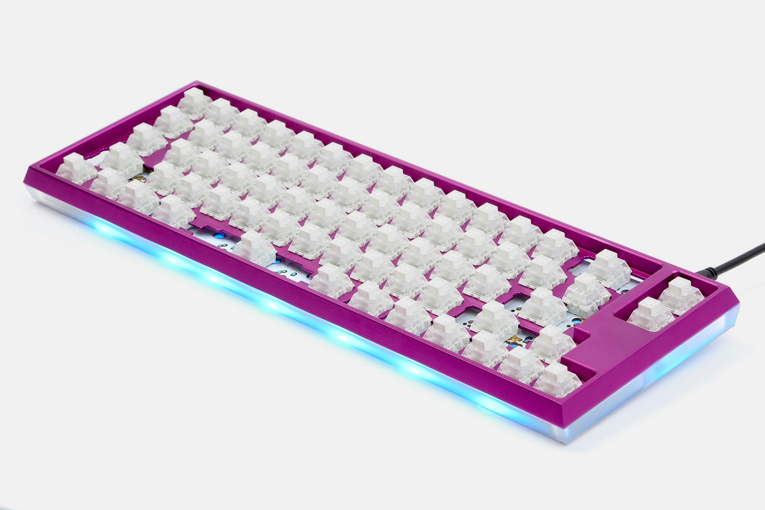 Clueboard Polycarb Translucent Keyboard Case