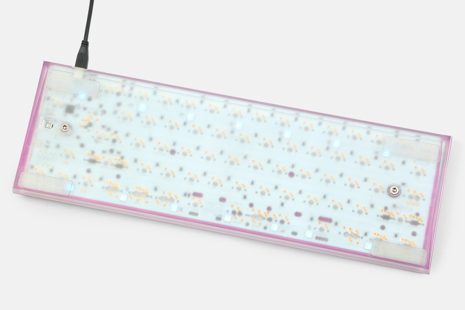 Clueboard Polycarb Translucent Keyboard Case