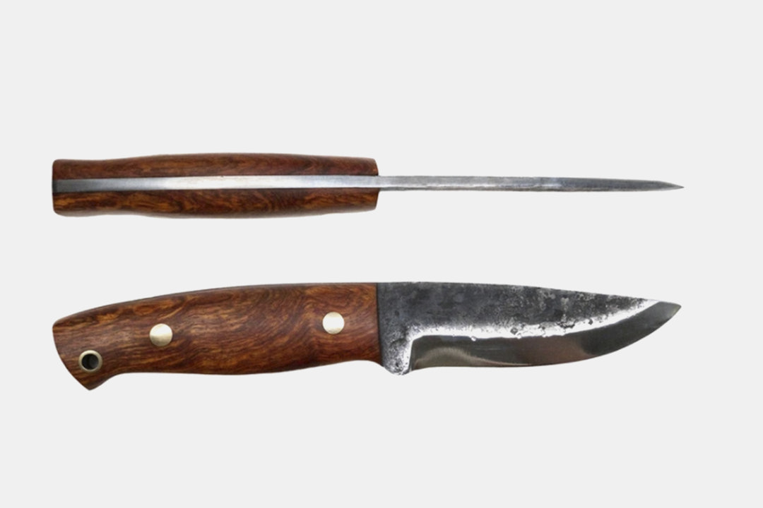 Coalatree Haswell Survival Knife w/ Leather Sheath