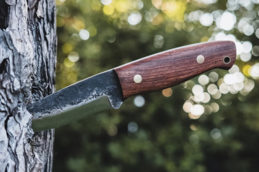 Coalatree Haswell Survival Knife w/ Leather Sheath