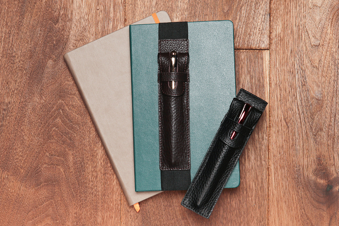 Convertible Leather Pen Sleeve