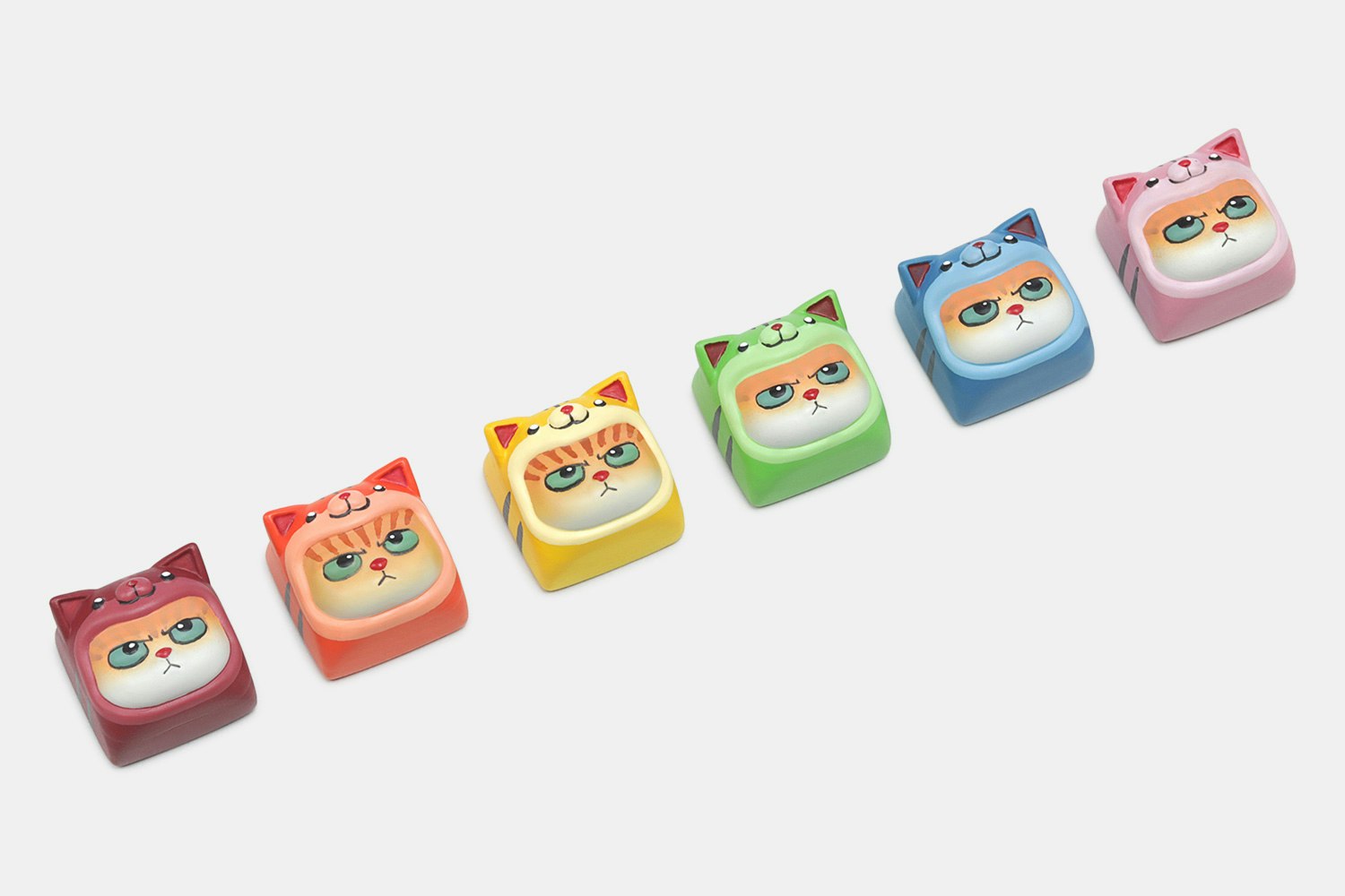 Cool Key Crew Peaky Cat Artisan Keycap